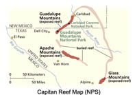 Capitan Reef map