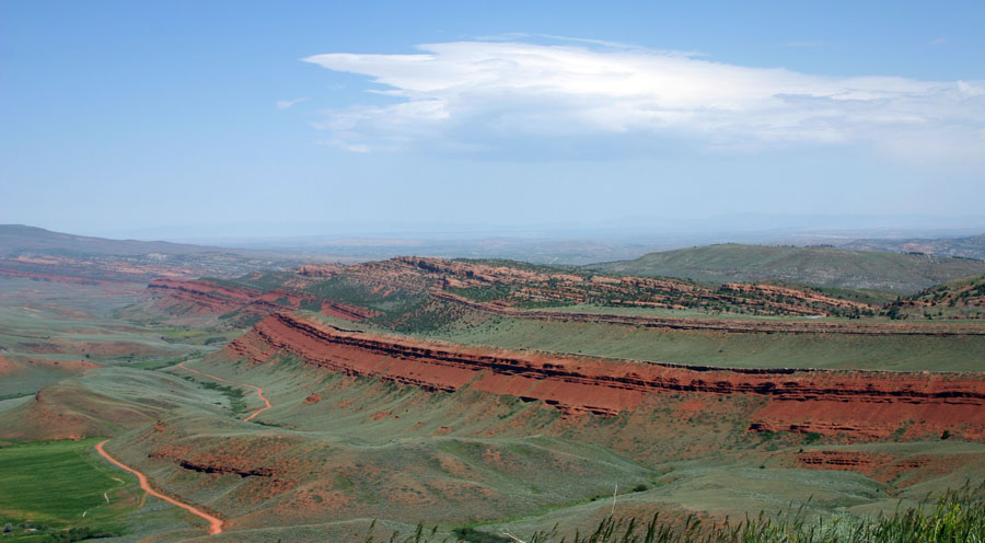 The Chugwater Formation in Wyoming is a classic example of the Zuni Sequence