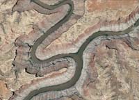 Confluence of the Green and Colorado Rivers in Canyonlands National Park, Utah