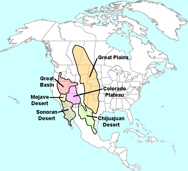 Arid and Semi-arid Region Landforms - Geology (U.S. National Park