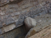 Boulder in Marble Canyon, Death Valley, California