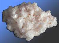 halite crystal clusters
