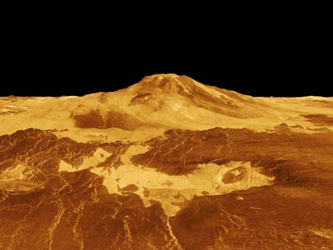 Volcano on Venus
