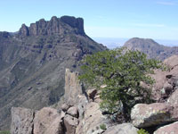 Chisos Mountains in Big Bend National Park, Texas.