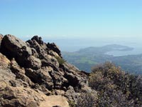 Mt. Tamalpias is the highest peak in the Northern Coast Ranges, and overlooks the San Francisco Bay Area. 