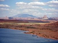Navajo Mountain, east of Lake Powell in northern Arizona.