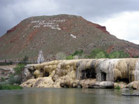 Thermopolis, Wyoming claims to have the world's largest hot springs. 