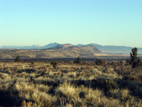 Tule Lake Valley is in a fault bounded graben next to the volcanic Medicine Lake volacanic plateau in northeastern California. 