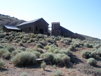 A historic gold mine in Berlin-Itchyosaur National Monument, central Nevada. 