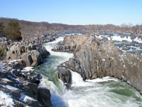 Great Falls of the Potomic River on the Virginia-Maryland border.