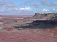 Painted Desert in northern Petrified Forest National Park, Arizona/New Mexico border.