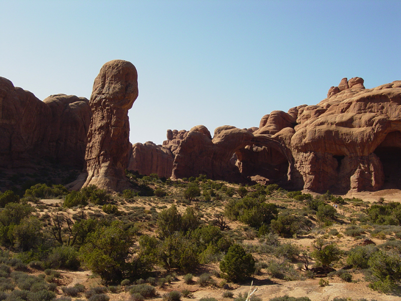 Landscape near Double Arch and Cove of Caves