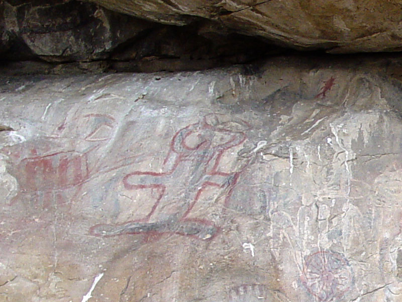 Pictographs at Painted Rock