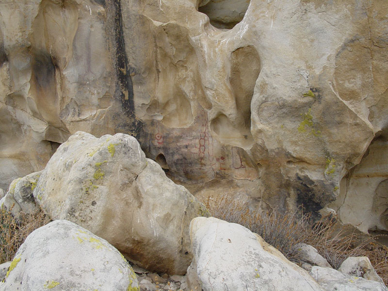 Pictographs at Painted Rock