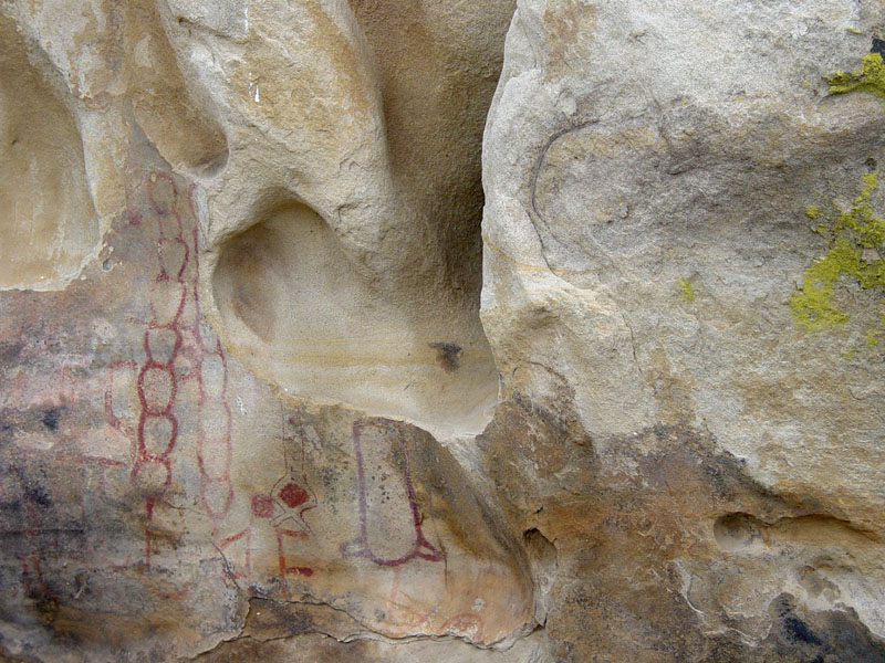 Pictographs at Painted Rock