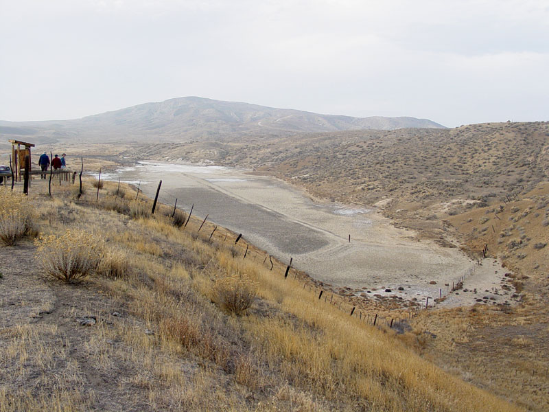 Sag pond along San Andreas Fault