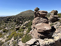 View from the Massai Point Loop Trail with Sugarloaf Mountain in the distance.