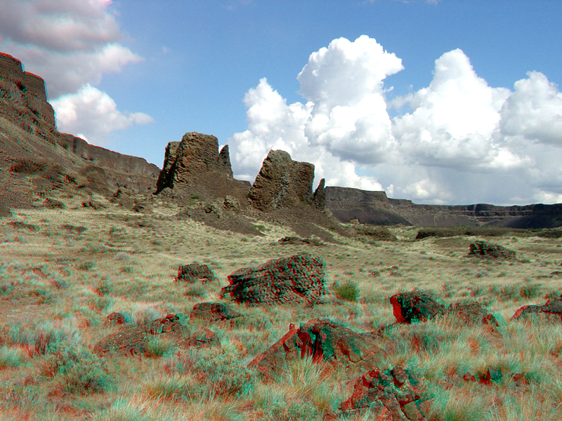 Basalt buttes at Dry Falls State Park