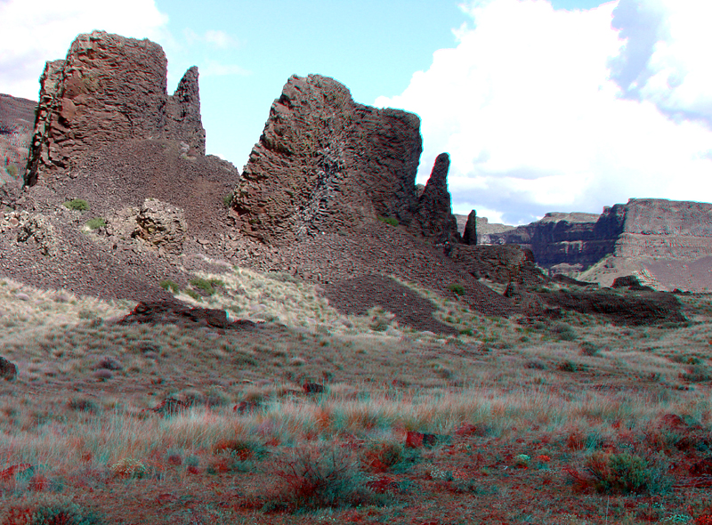 Basalt Buttes at Dry Falls