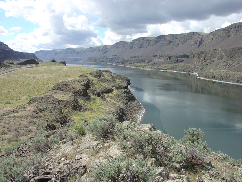 Lake Lenore in Grand Coulee