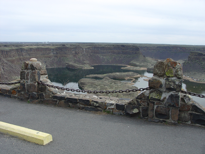 Dry Falls Overlook in Grand Coulee