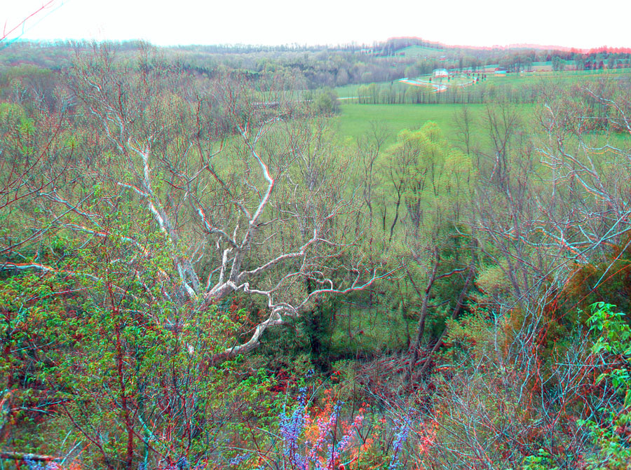 Farmland in the Brush Creek Valley near Serpent Mound Park.