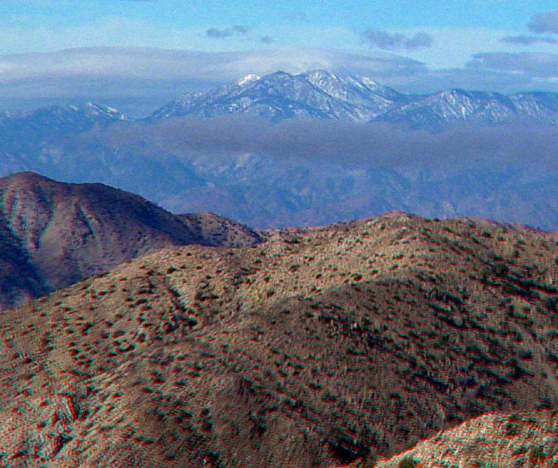 San Gorgonio Peak in the San Bernardino Mountains