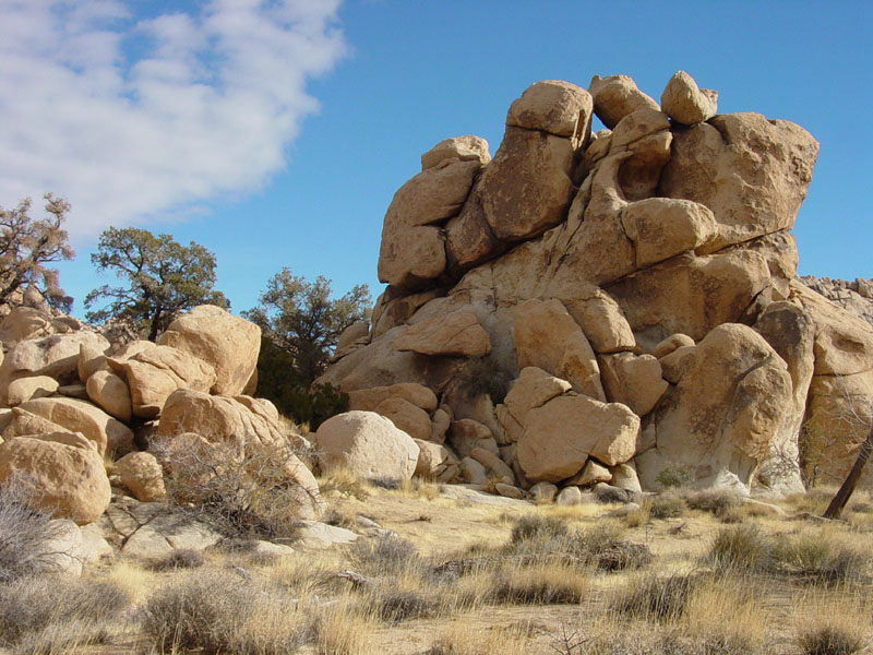 Boulder pile near Hemingway Parking Area