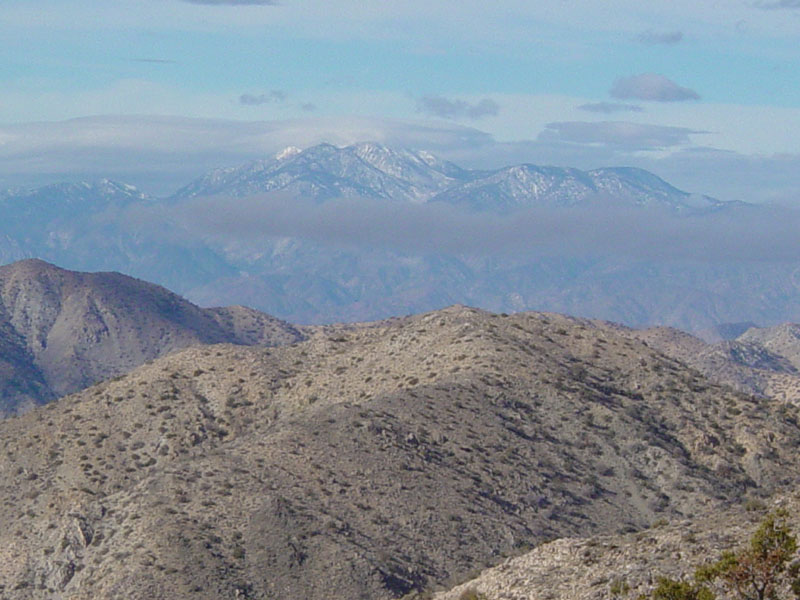 San Gorgonio Peak in the San Bernardino Mountains