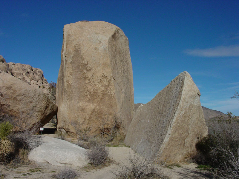 An archeological site near Barker Reservoir trailhead