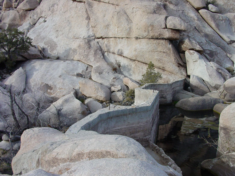 Barker Reservoir dam in the Wonderland of Rocks