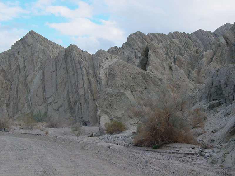 Painted Canyon in the Mecca Hills, CA