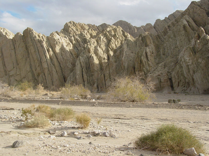 Painted Canyon in the Mecca Hillls