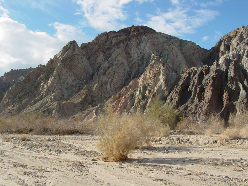 Painted Canyon in the Mecca Hills