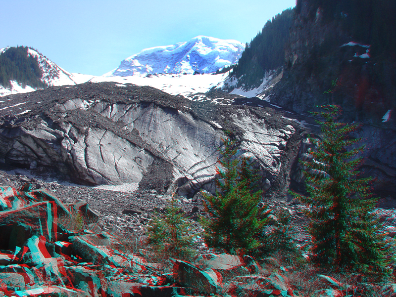 Carbon Glacier on Mount Rainier