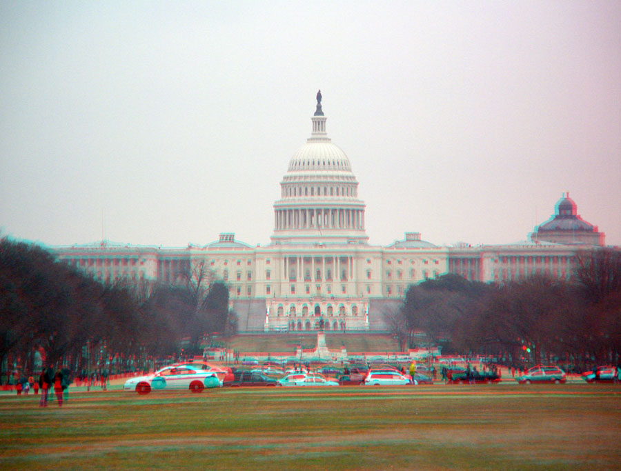 View of the U.S. Capitol Building and vicinity