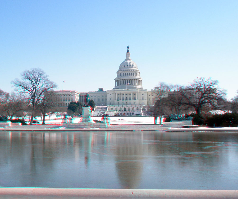 View of the U.S. Capitol Building and vicinity