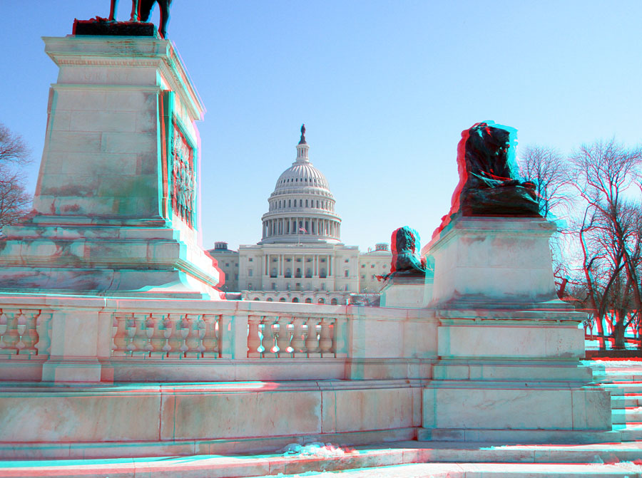 View of the U.S. Capitol Building and vicinity