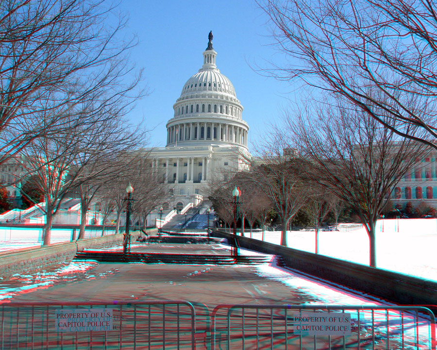 View of the U.S. Capitol Building and vicinity