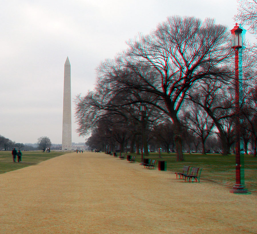 View of the Washington Monument and vicinity