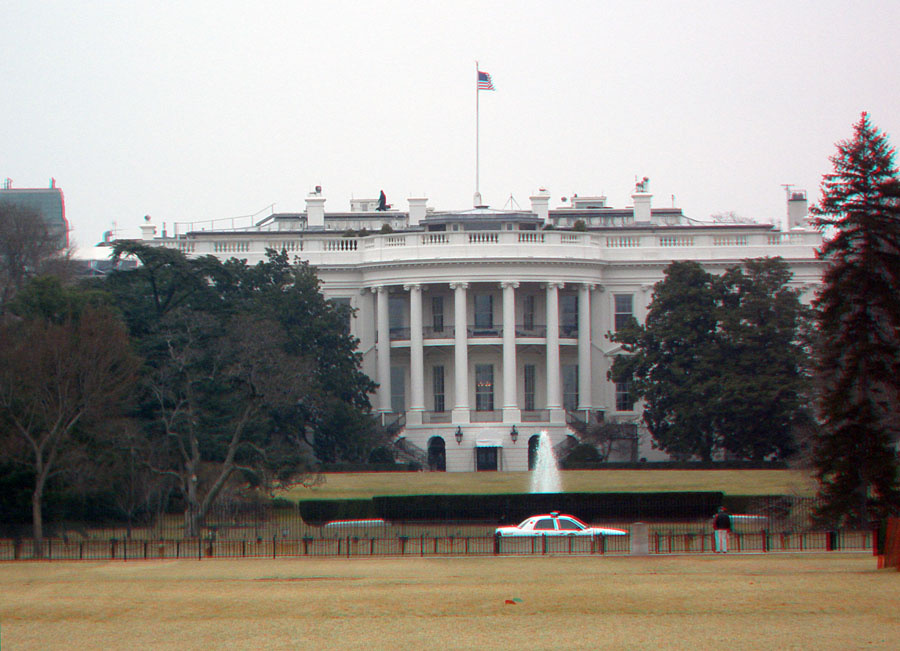 View in the vicinity of th White House