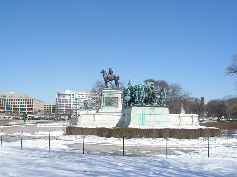 View of the U.S. Capitol Building and vicinity