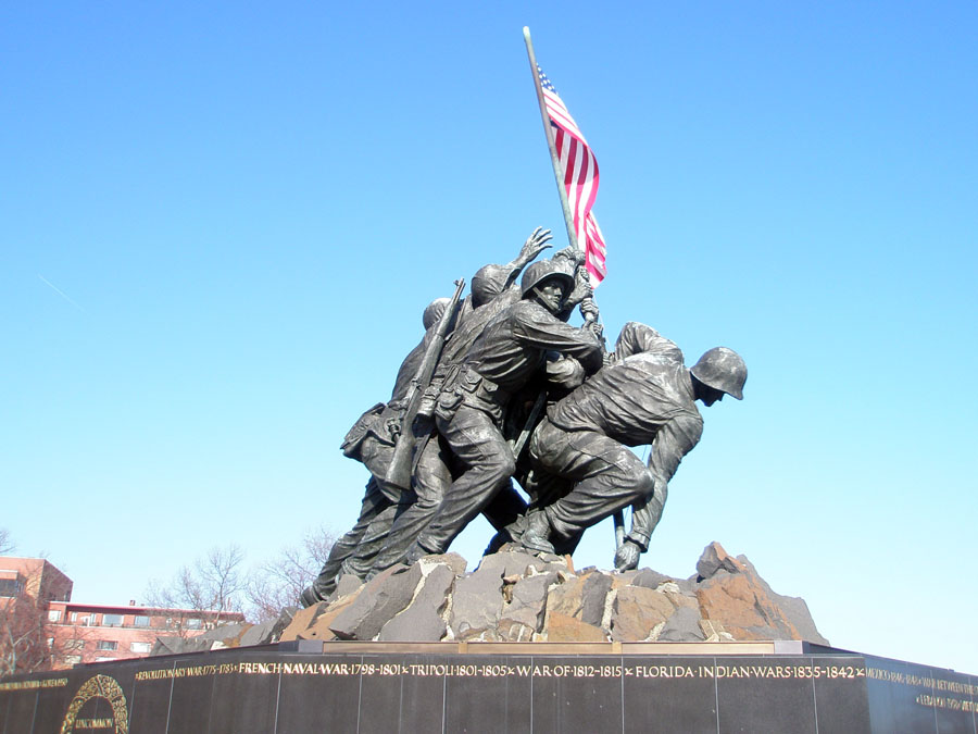 The Marince Corps War Memorial