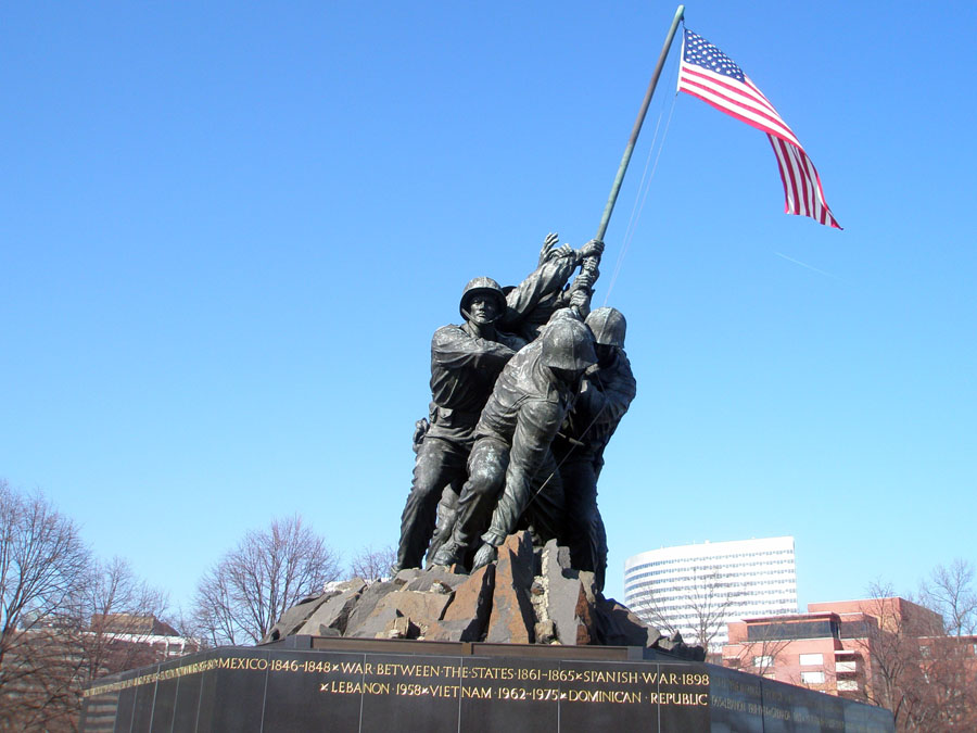 The Marince Corps War Memorial