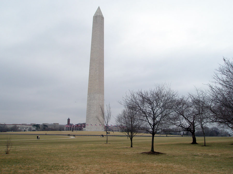 View of the Washington Monument and vicinity