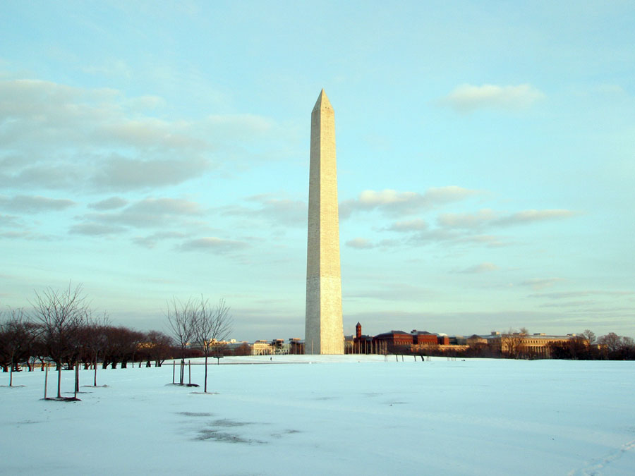 View of the Washington Monument and vicinity