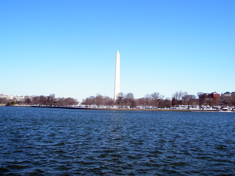 View of the Washington Monument and vicinity