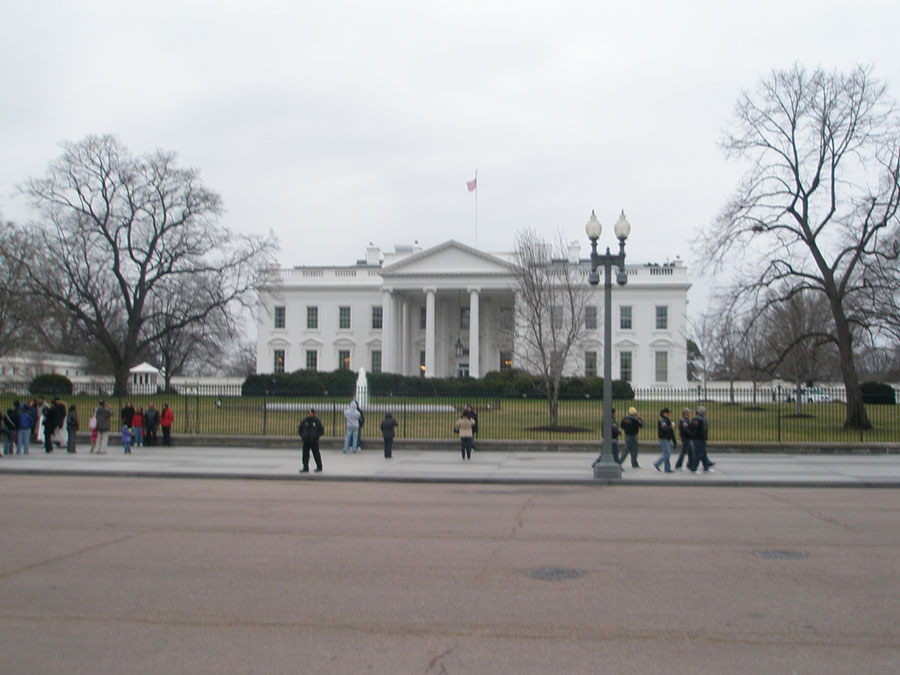 View in the vicinity of th White House