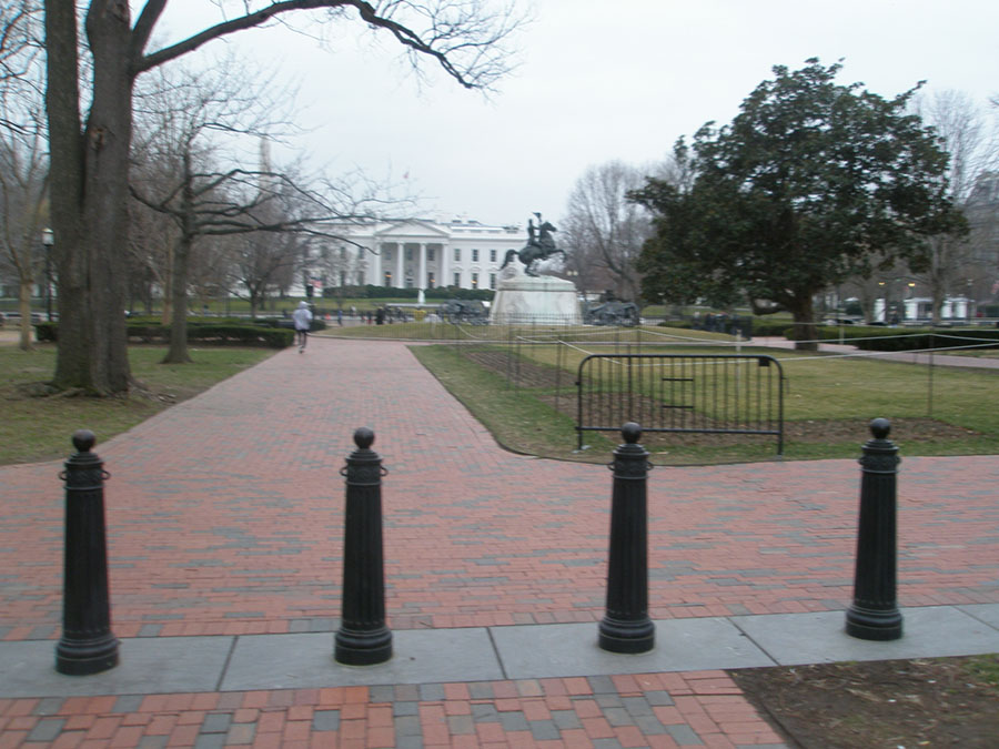 View in the vicinity of th White House