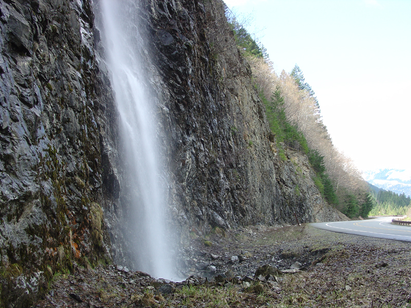 Roadcut Cascade